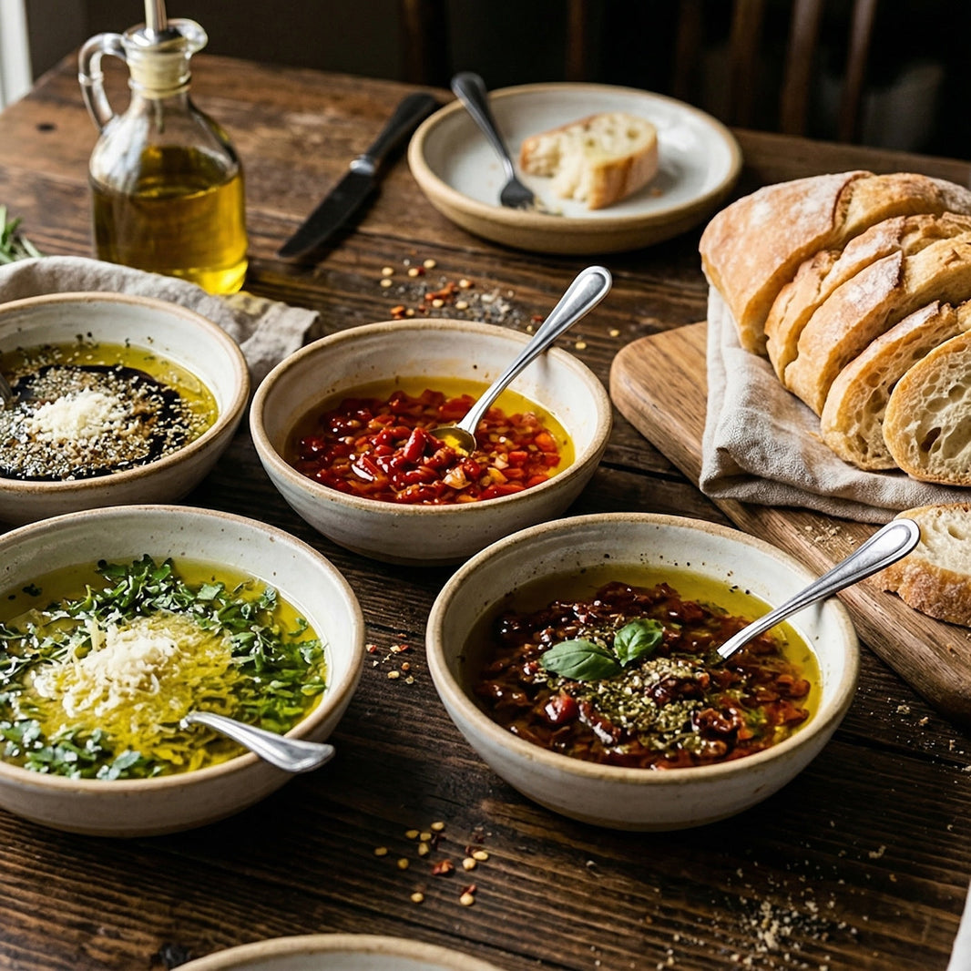 5 Restaurant-Style Olive Oil Bread Dip Recipes You Can Make in Seconds