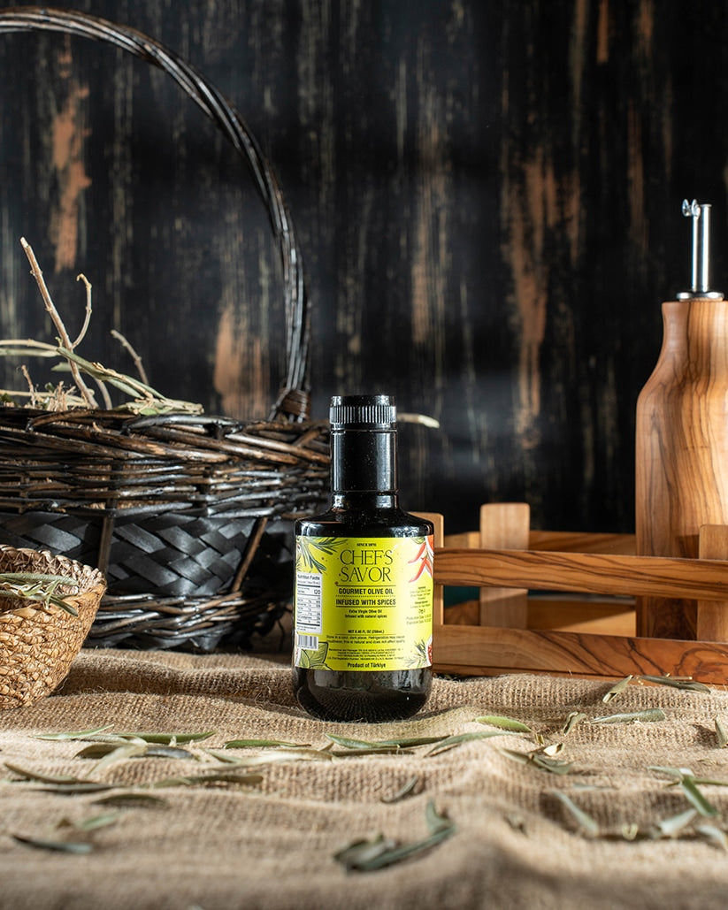 Olive Oil Infused with Herbs – 8.45 fl oz Bottle