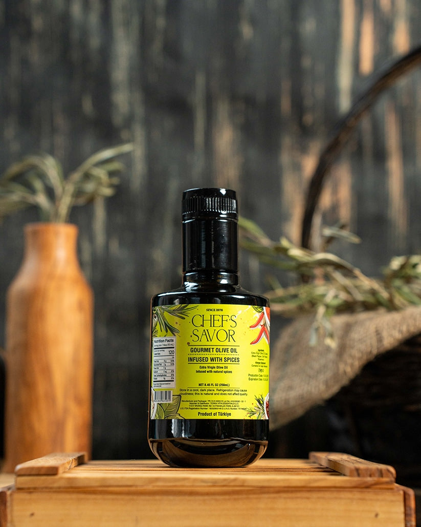 Olive Oil Infused with Herbs – 8.45 fl oz Bottle