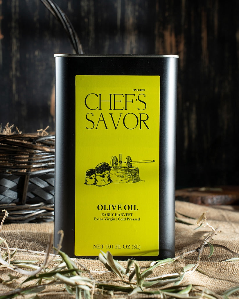Early Harvest Extra Virgin Cold Pressed Olive Oil – 101 fl oz Tin